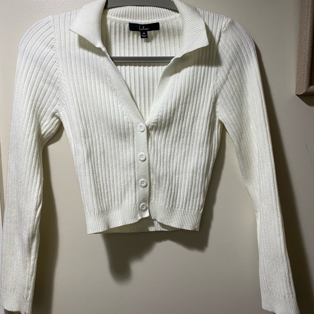Long Sleeve Botton-Up Sweater